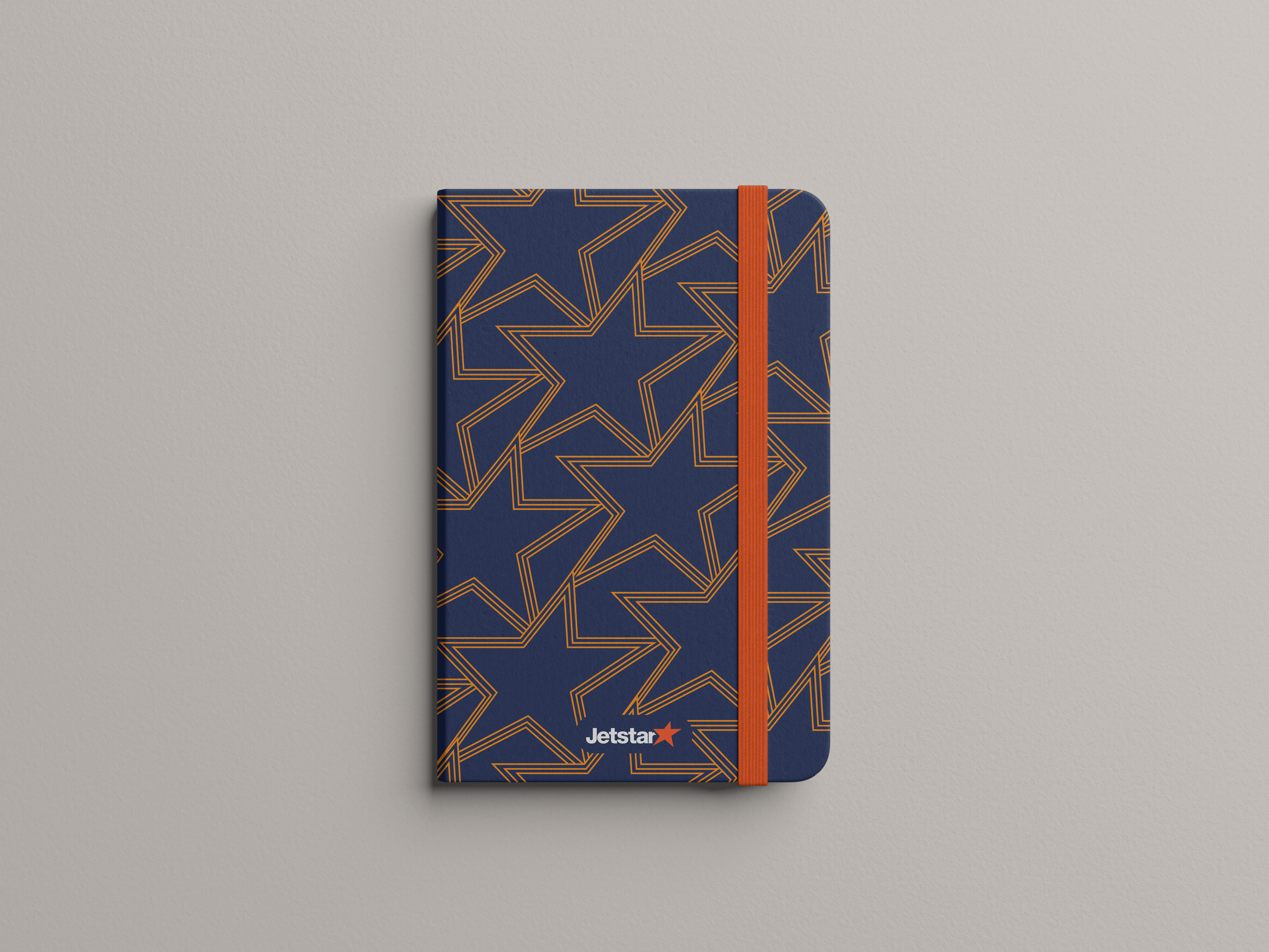 Jetstar branded notebook.